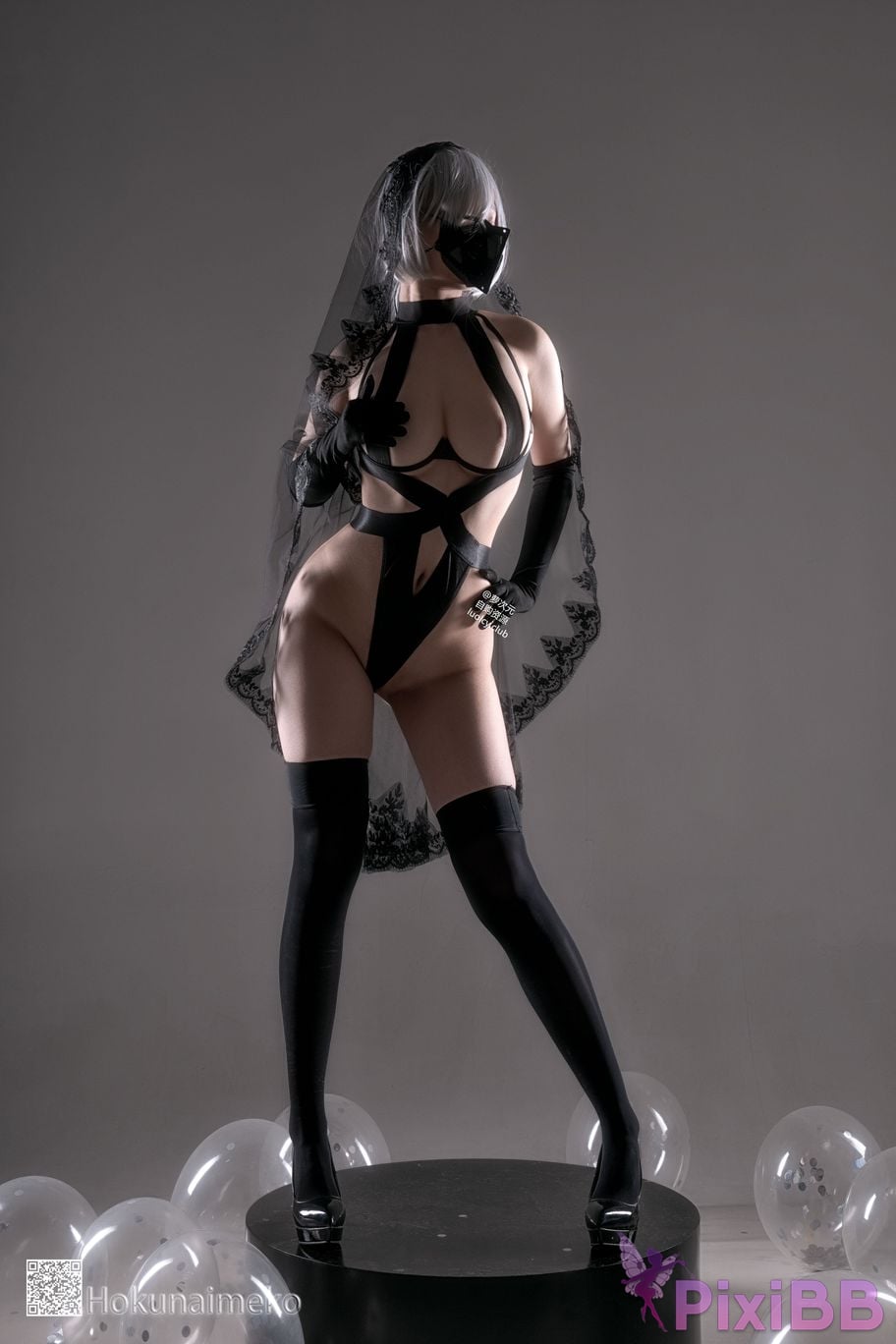 Cosplayer Hokunaimeko Kitano Meko 8K Huo Hua NieRAutomata 2B PixiBB.COM 023