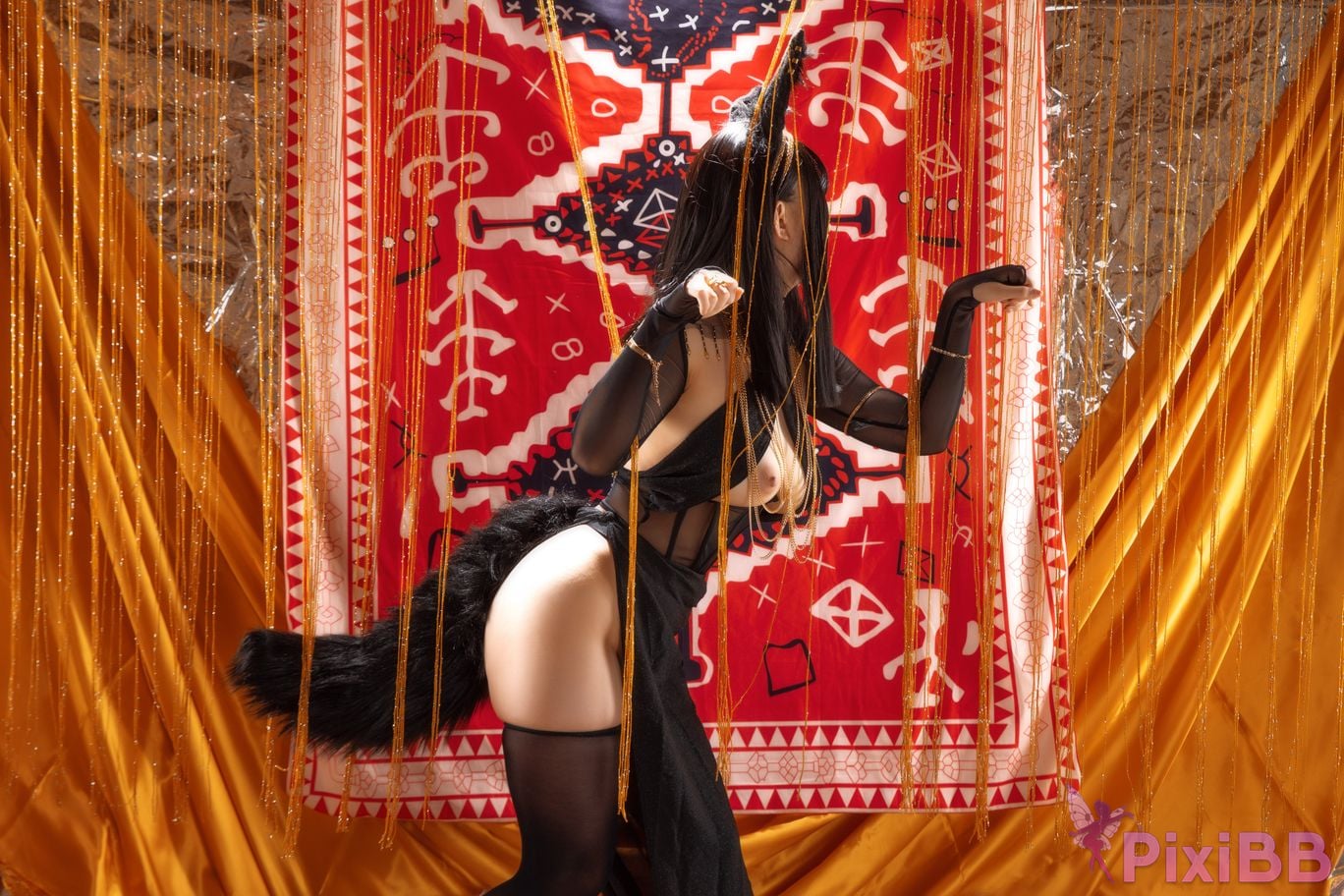 Coser Hokunaimeko Kitano Meko Anubis Cat PixiBB.COM 011