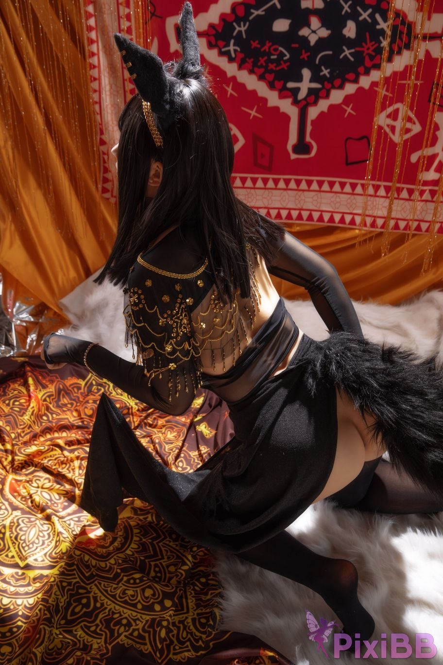 Coser Hokunaimeko Kitano Meko Anubis Cat PixiBB.COM 049