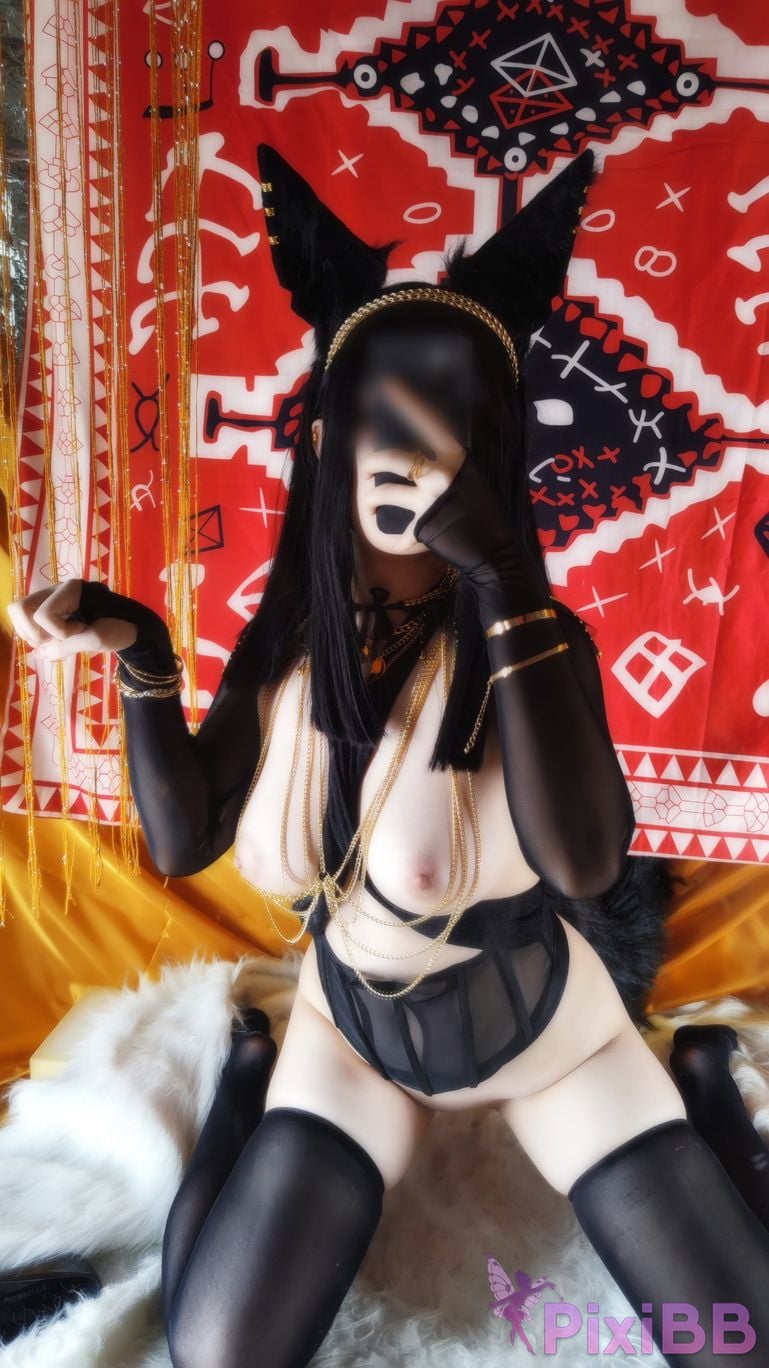 Coser Hokunaimeko Kitano Meko Anubis Cat PixiBB.COM 075