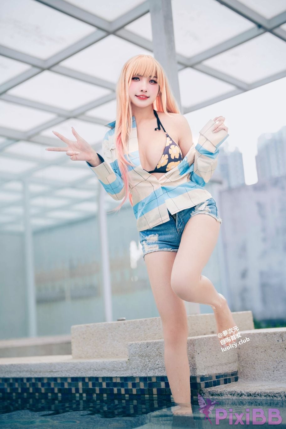 Cosplay Mu Momo Marin Sea Dream Ver. Yong Zhuang PixiBB.COM 057