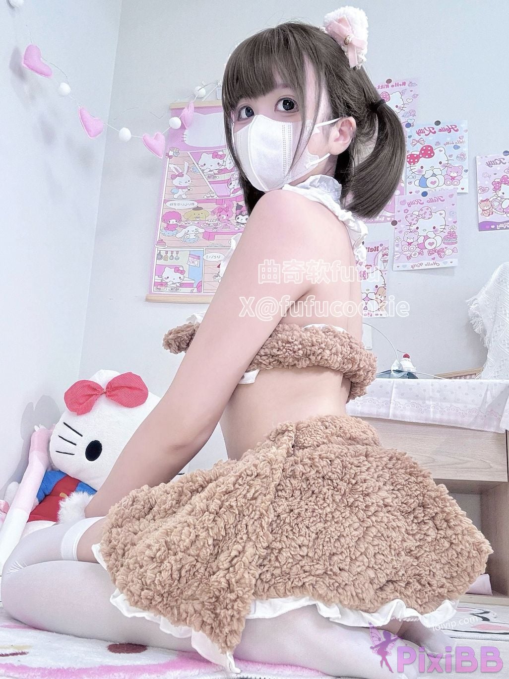 Cosplayer Cookie soft fufu OK Stretch bear PixiBB.COM 040