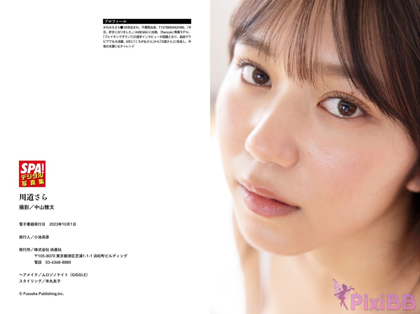 Japanese Idol Kawamichi Sara Big wave in the gravure world SPA digital photo book PixiBB.COM 029