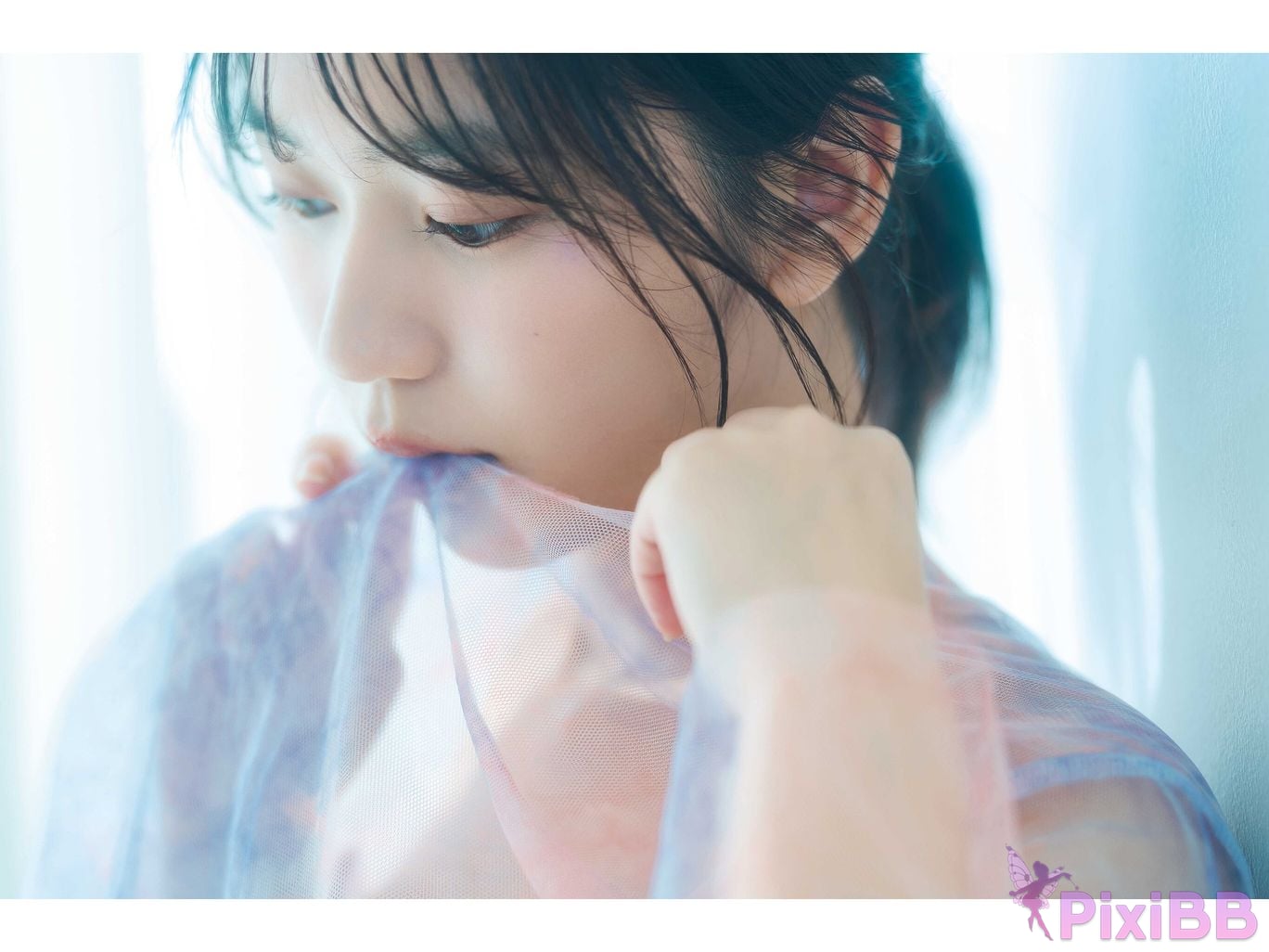 Japanese Idol Sayuri Date rainbow colored shower PARADE digital photo book PixiBB.COM 002