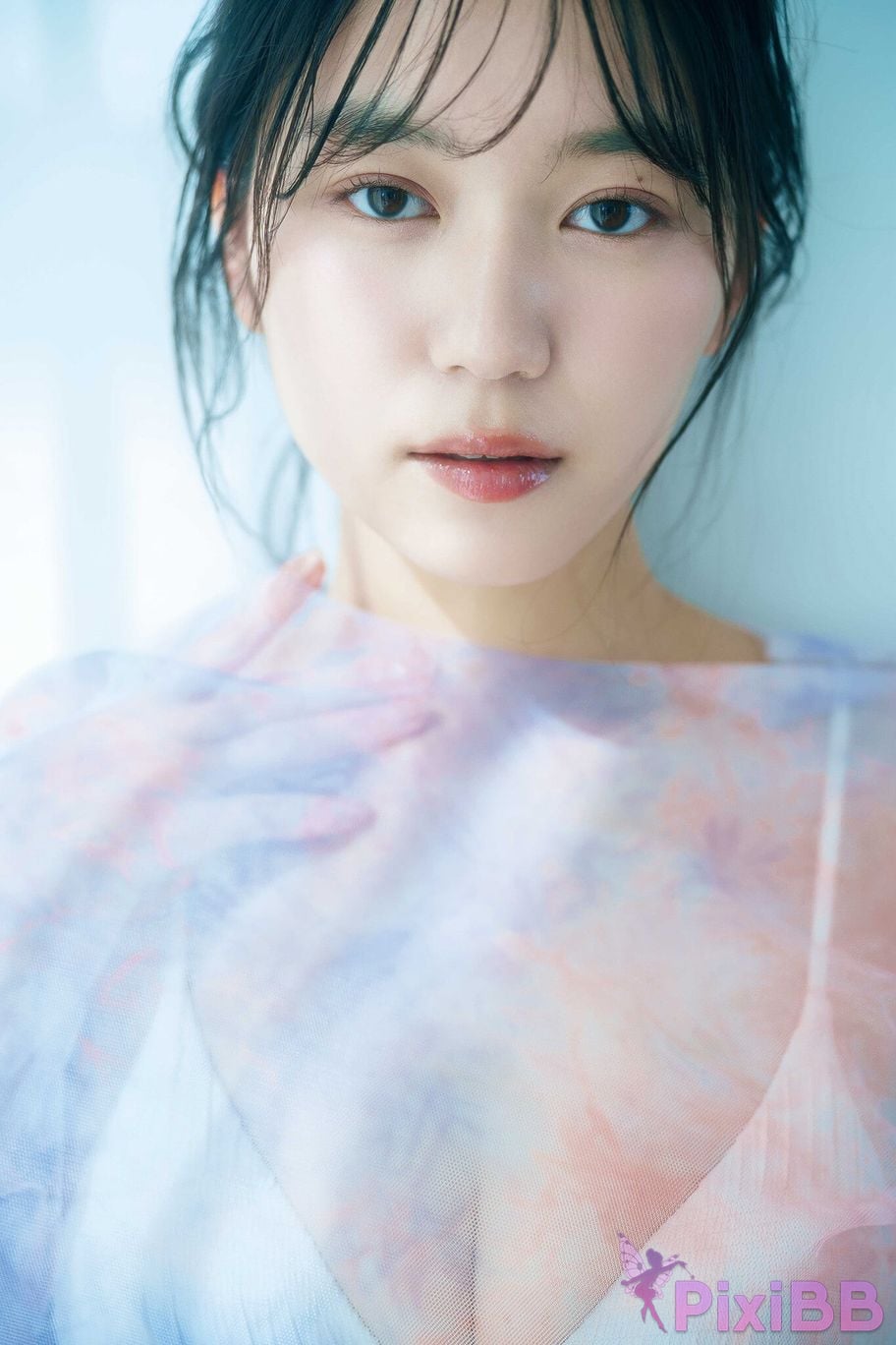 Japanese Idol Sayuri Date rainbow colored shower PARADE digital photo book PixiBB.COM 009