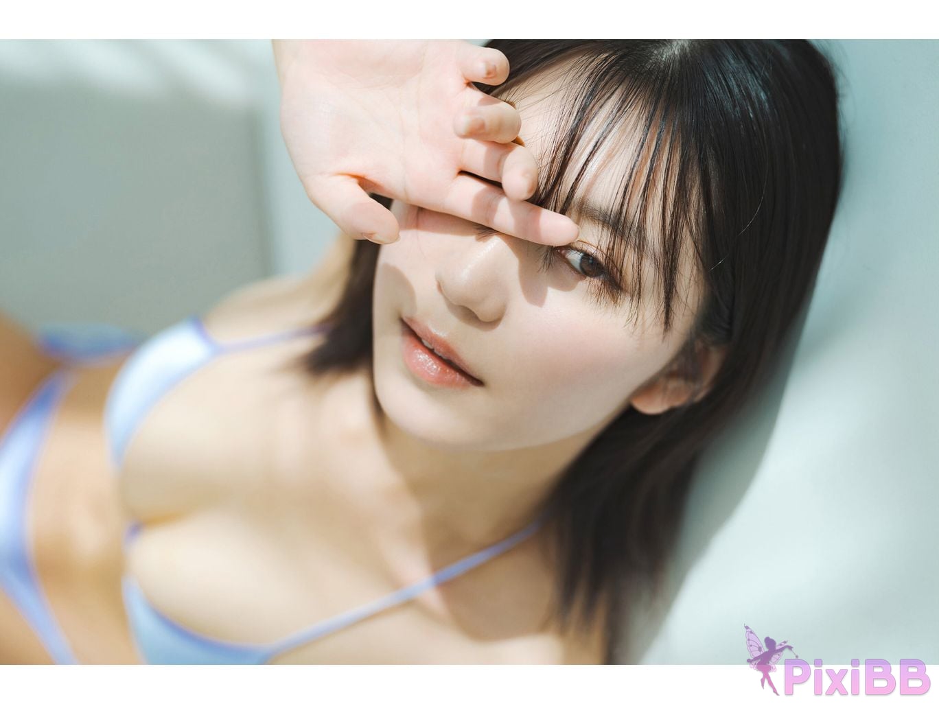 Japanese Idol Sayuri Date rainbow colored shower PARADE digital photo book PixiBB.COM 013