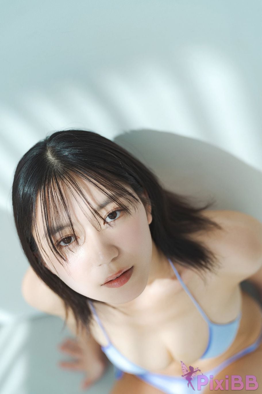 Japanese Idol Sayuri Date rainbow colored shower PARADE digital photo book PixiBB.COM 016