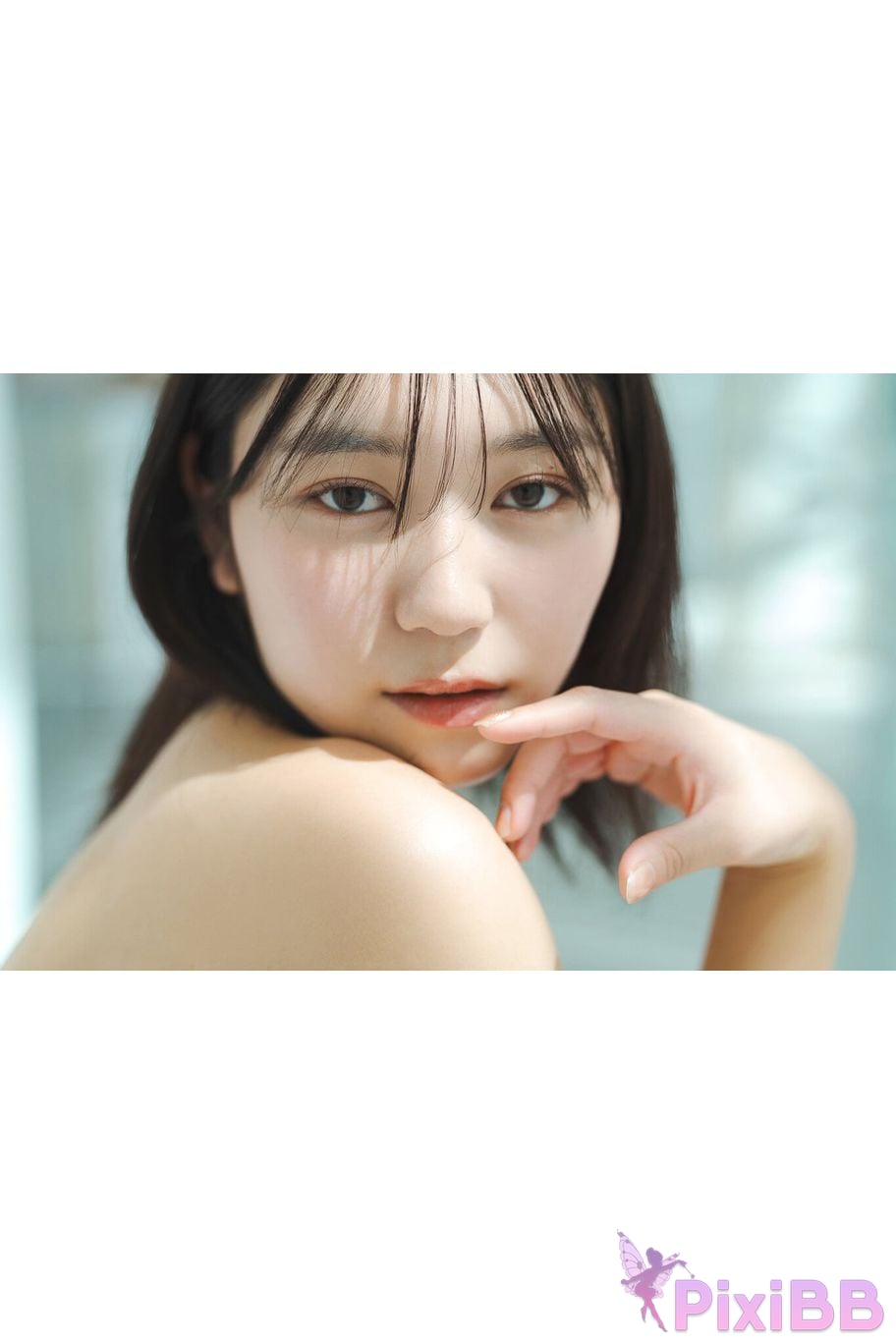 Japanese Idol Sayuri Date rainbow colored shower PARADE digital photo book PixiBB.COM 052