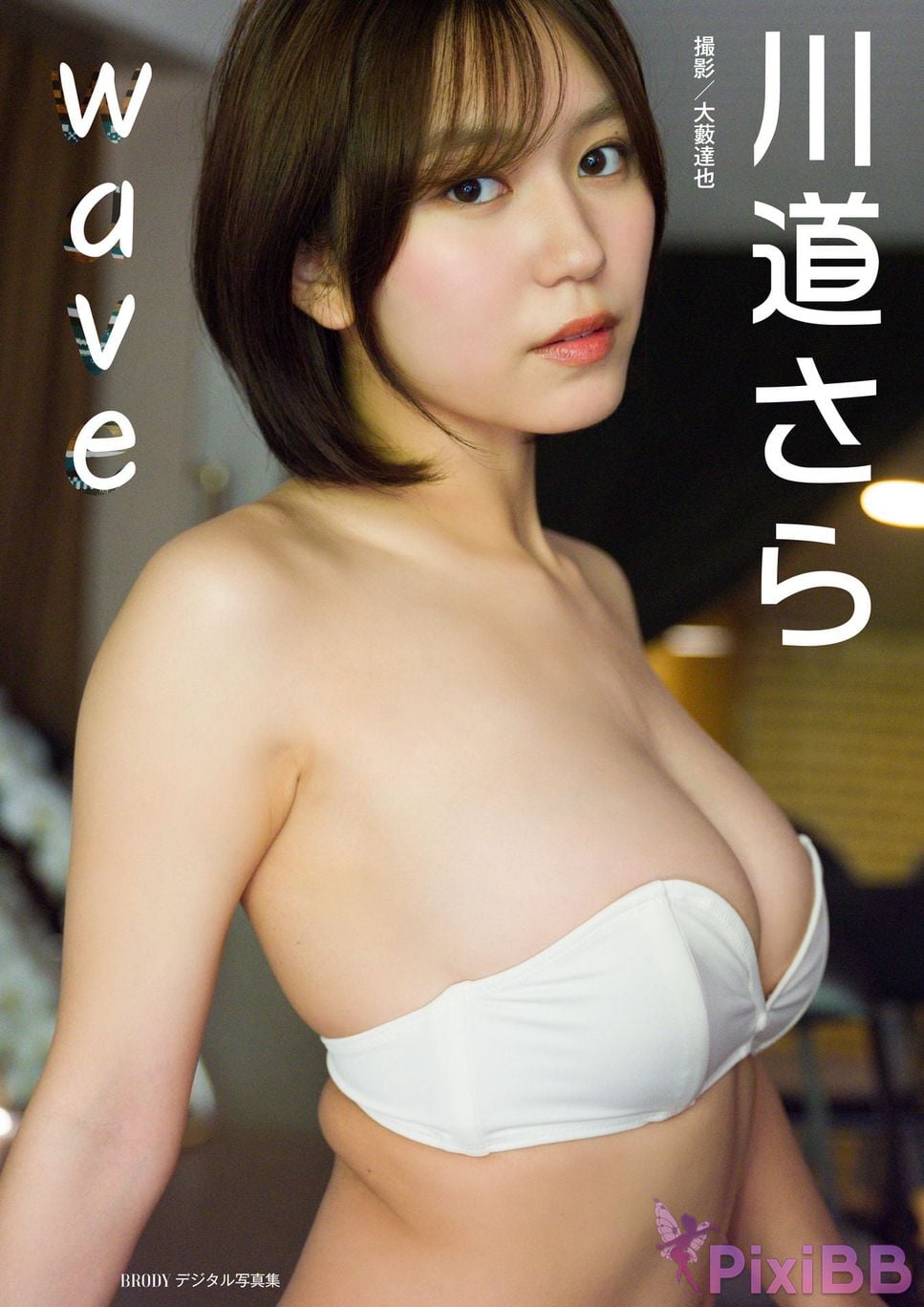 Japanese Idol Kawamichi Sara BRODY digital photo book wave PixiBB.COM 001