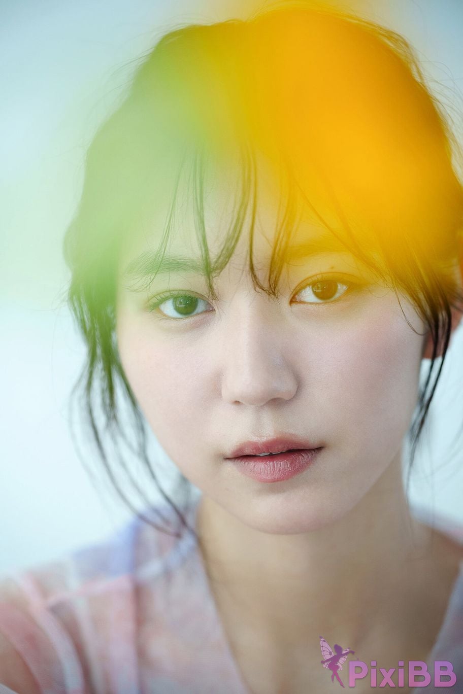 Japanese Idol Kawamichi Sara rainbow colored shower PARADE digital photo book PixiBB.COM 034