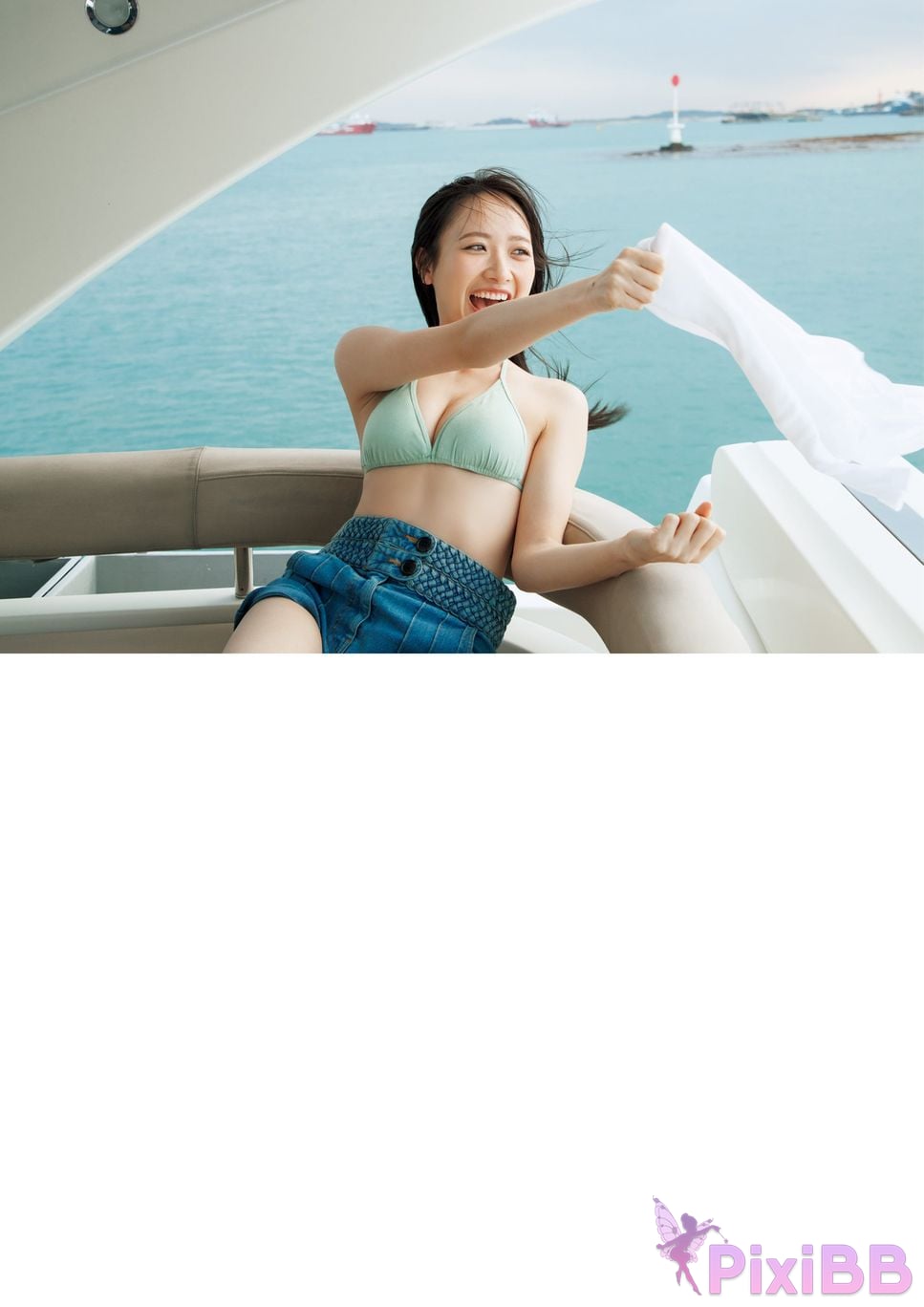 Japanese Idol Chiho Ishida STU48 third photo collection calling PixiBB.COM 032