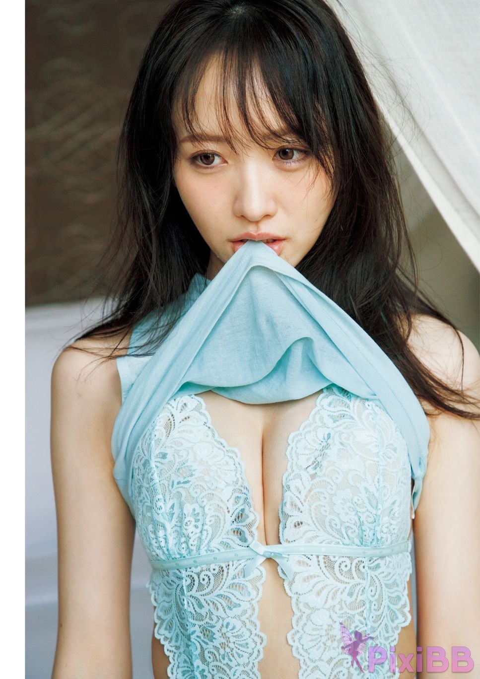 Japanese Idol Chiho Ishida STU48 third photo collection calling PixiBB.COM 069