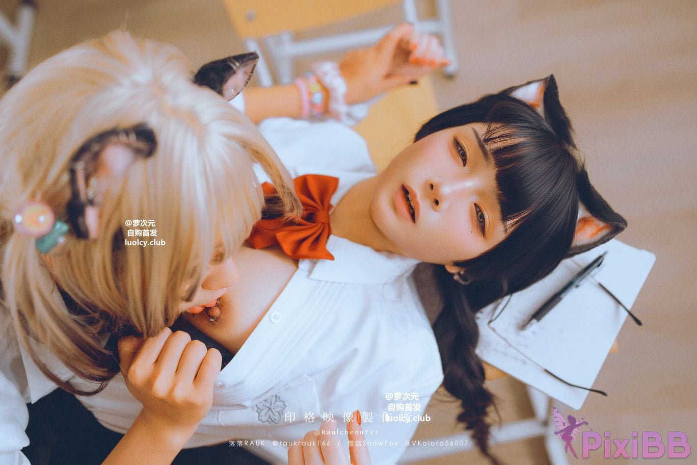 Cosplayer Luoluo Raku 8K Cos cat story PixiBB.COM 052