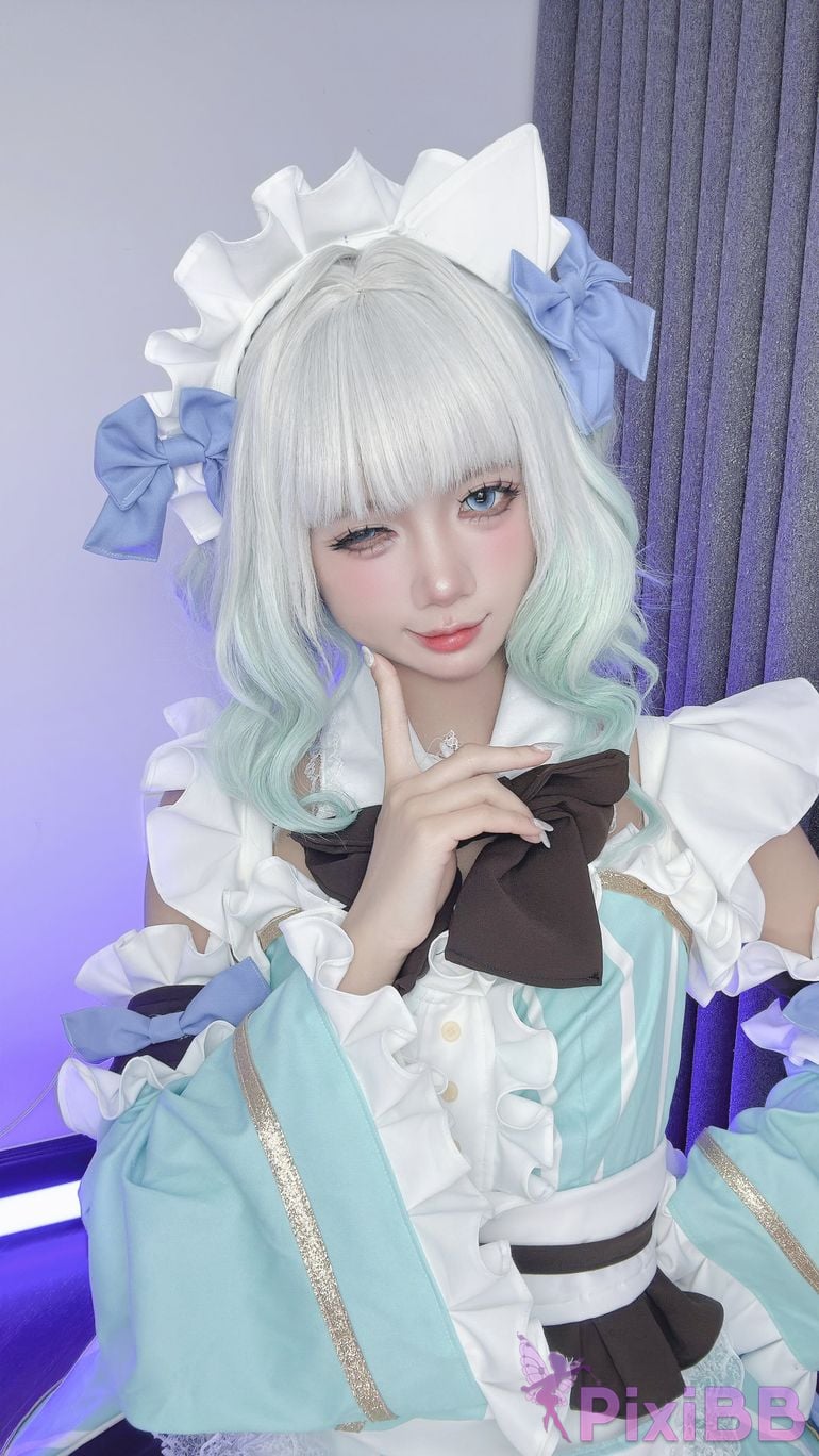 Cosplayer PoppaChan Mint Fantome PixiBB.COM 038