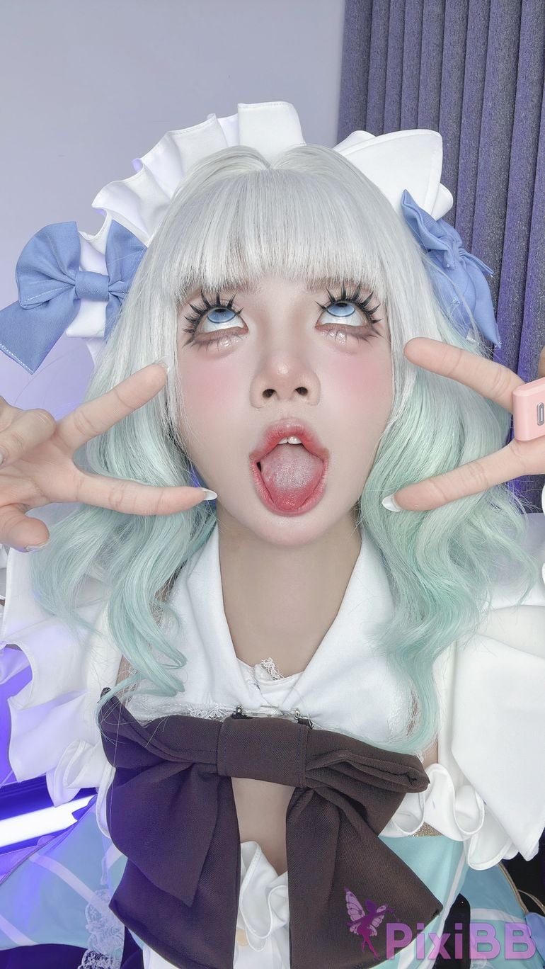 Cosplayer PoppaChan Mint Fantome PixiBB.COM 045
