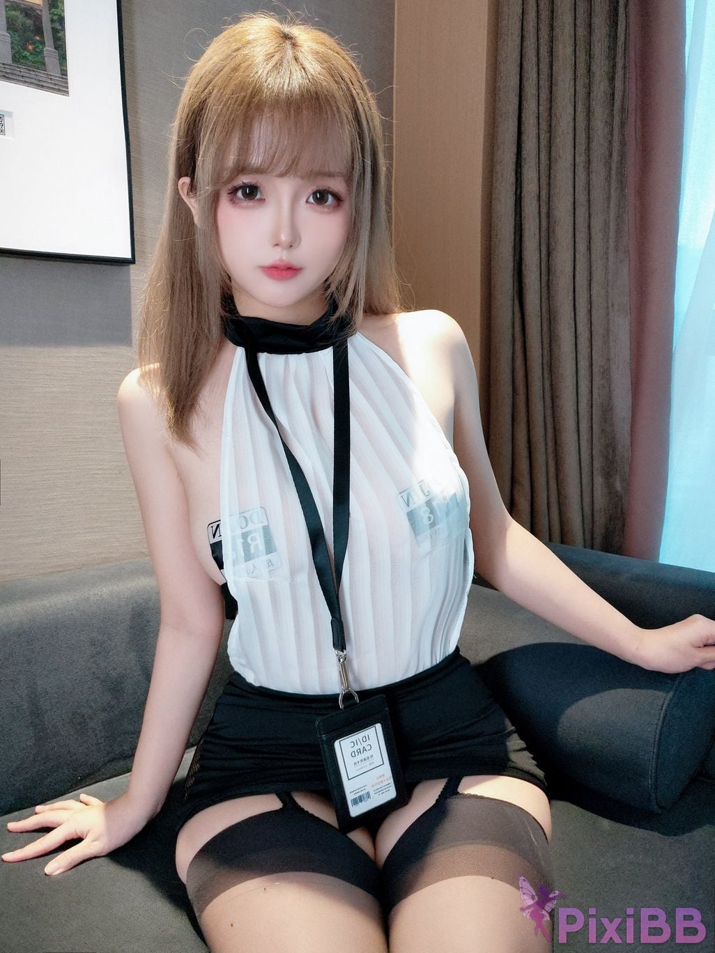 Cosplayer Hinajiao little secretary PixiBB.COM 002