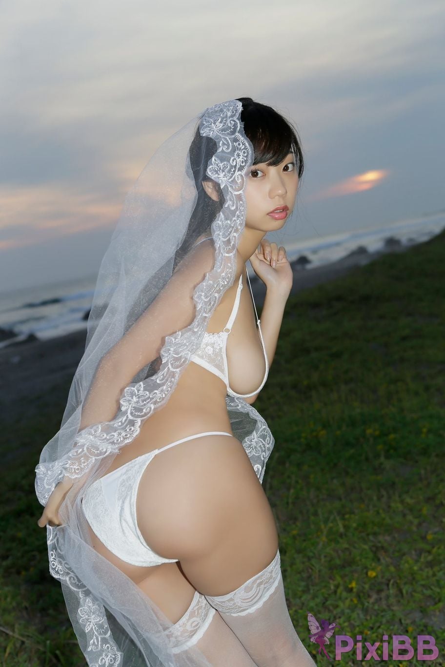 Japanese Idol Hikaru Aoyama Ill give you my eye light of youth line communications a PixiBB.COM 090