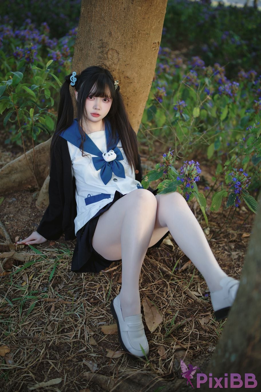 Cosplayer Lausanne w Yi Zi Sangzi double ponytail jk PixiBB.COM 001