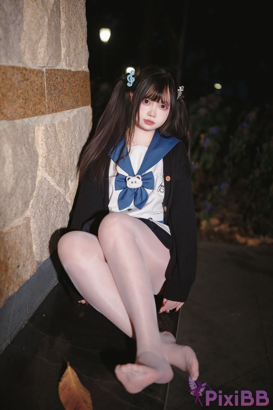 Cosplayer Lausanne w Yi Zi Sangzi double ponytail jk PixiBB.COM 022