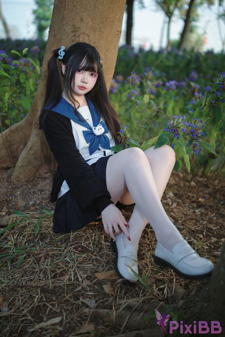 Cosplayer Lausanne w Yi Zi Sangzi double ponytail jk PixiBB.COM 023