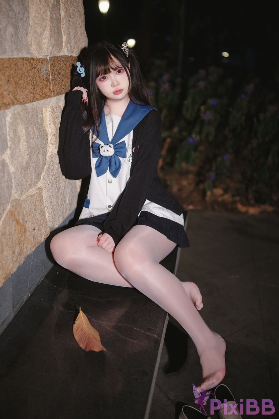 Cosplayer Lausanne w Yi Zi Sangzi double ponytail jk PixiBB.COM 024