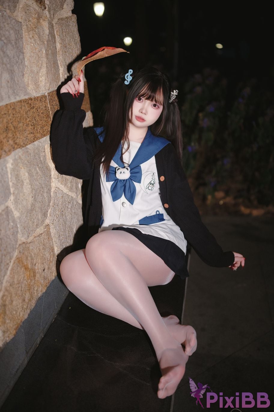 Cosplayer Lausanne w Yi Zi Sangzi double ponytail jk PixiBB.COM 025