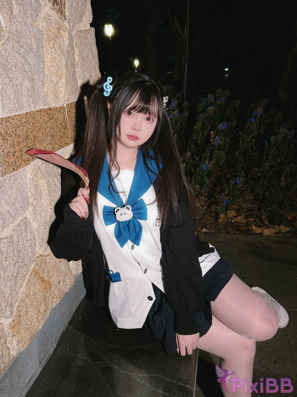 Cosplayer Lausanne w Yi Zi Sangzi double ponytail jk PixiBB.COM 034