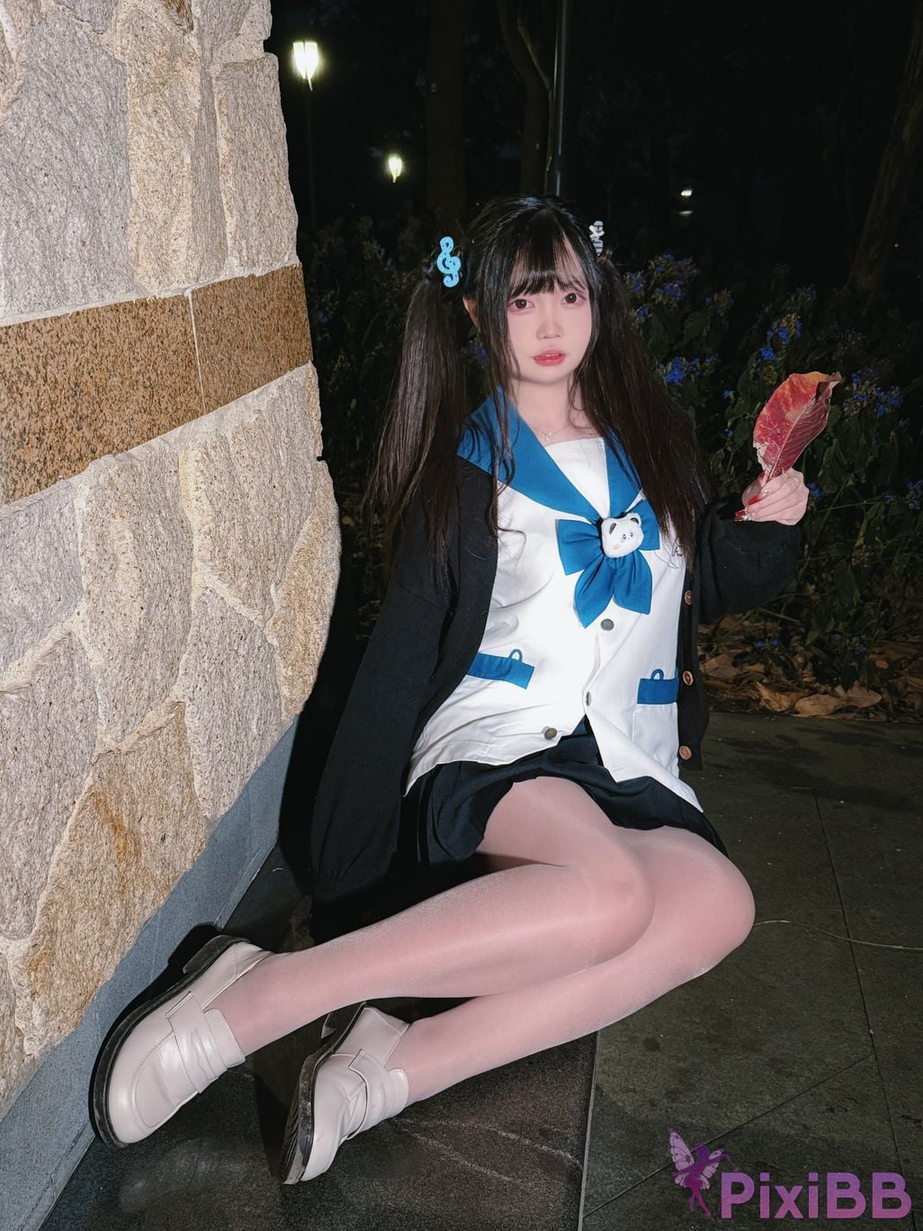 Cosplayer Lausanne w Yi Zi Sangzi double ponytail jk PixiBB.COM 035