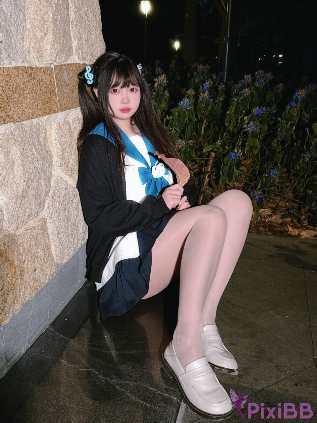Cosplayer Lausanne w Yi Zi Sangzi double ponytail jk PixiBB.COM 036