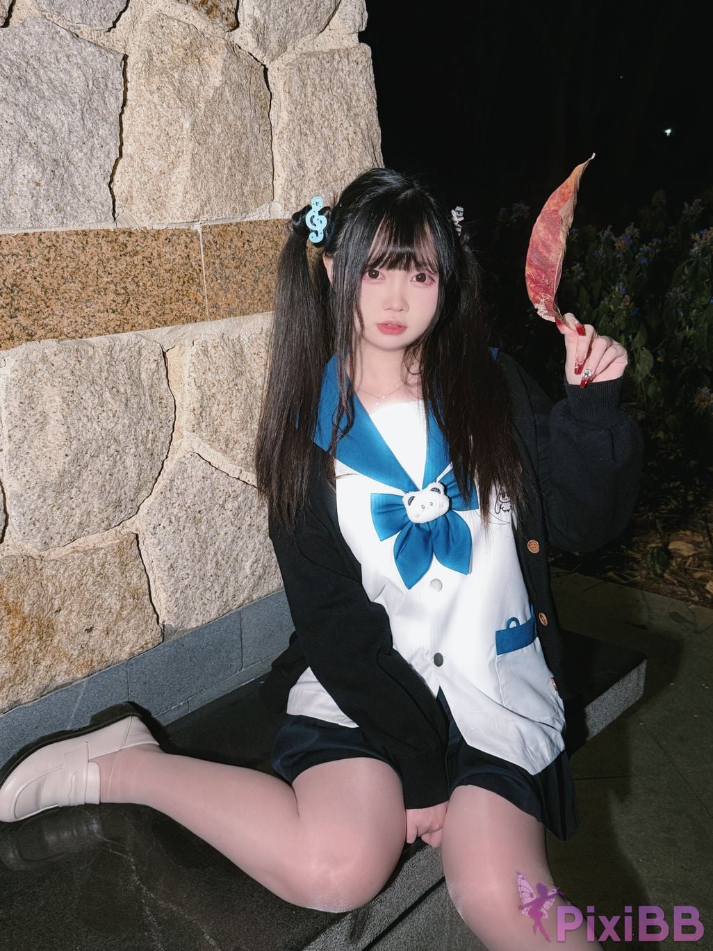 Cosplayer Lausanne w Yi Zi Sangzi double ponytail jk PixiBB.COM 038