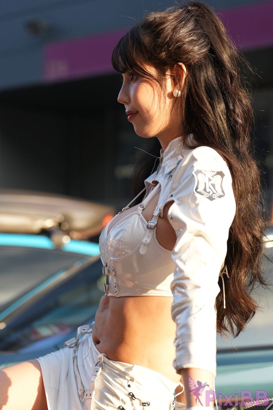 Featured Street Photography Works No.5553 sexy white skirt PixiBB.COM 030