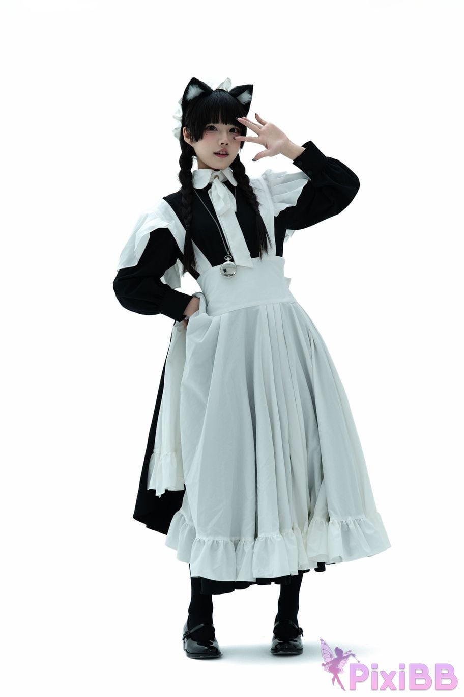 Cosplayer Shimizu Nagi maid illustrated book PixiBB.COM 085