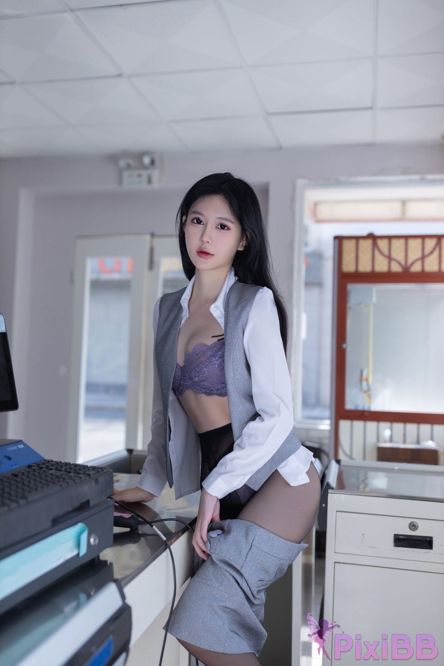 No watermark for in app purchases Xie Xiaoan XIUREN model Convenient store new star PixiBB.COM 036