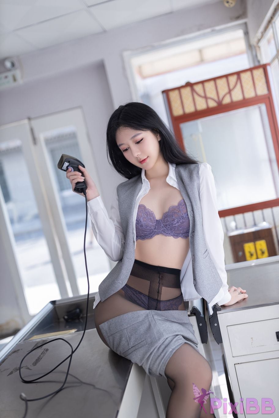 No watermark for in app purchases Xie Xiaoan XIUREN model Convenient store new star PixiBB.COM 041