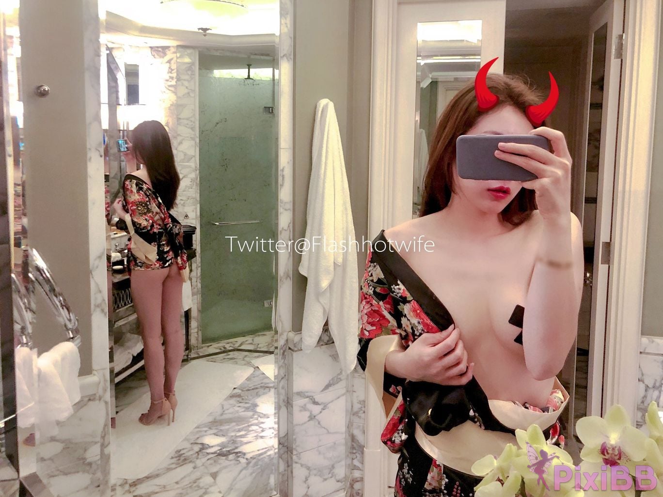OtherXXX Flashhotwife Master Shan Married woman exposed 3P Field battle The best goddess contrast PixiBB.COM 016