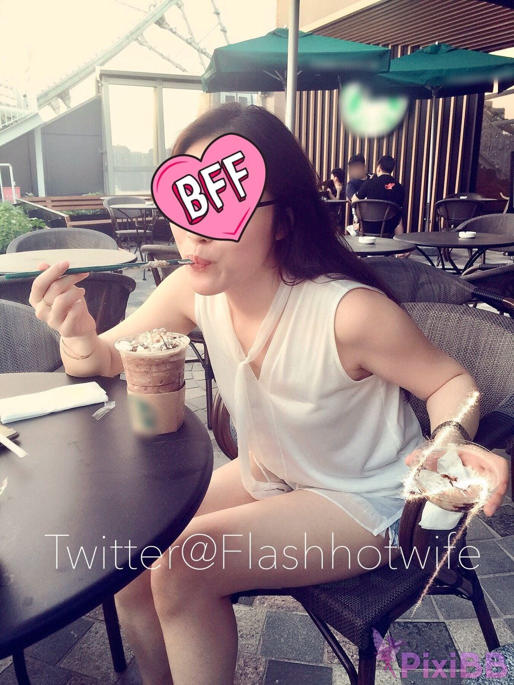 OtherXXX Flashhotwife Master Shan Married woman exposed 3P Field battle The best goddess contrast PixiBB.COM 025
