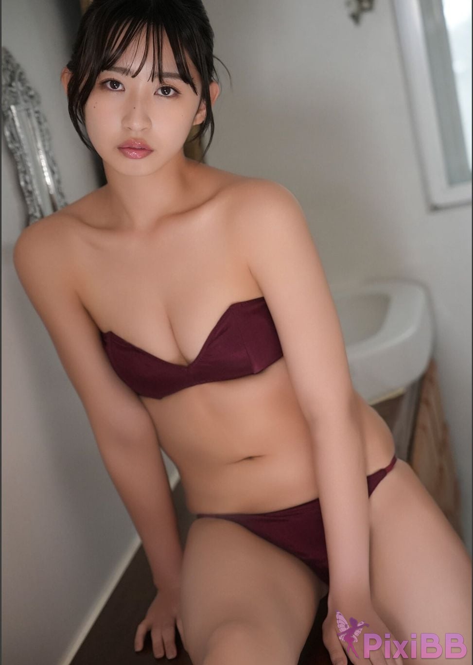 Japanese Idol Hinata Matsumoto First Morning BOMB Digital Photo Collection PixiBB.COM 034