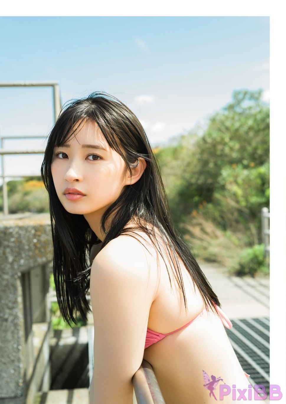 Japanese Idol Hinata Matsumoto Digital exclusive YJ PHOTO BOOK Photo book Whether you sleep or wake up... PixiBB.COM 018