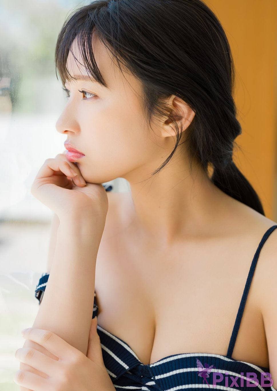 Japanese Idol Hinata Matsumoto Digital exclusive YJ PHOTO BOOK Photo book Whether you sleep or wake up... PixiBB.COM 035