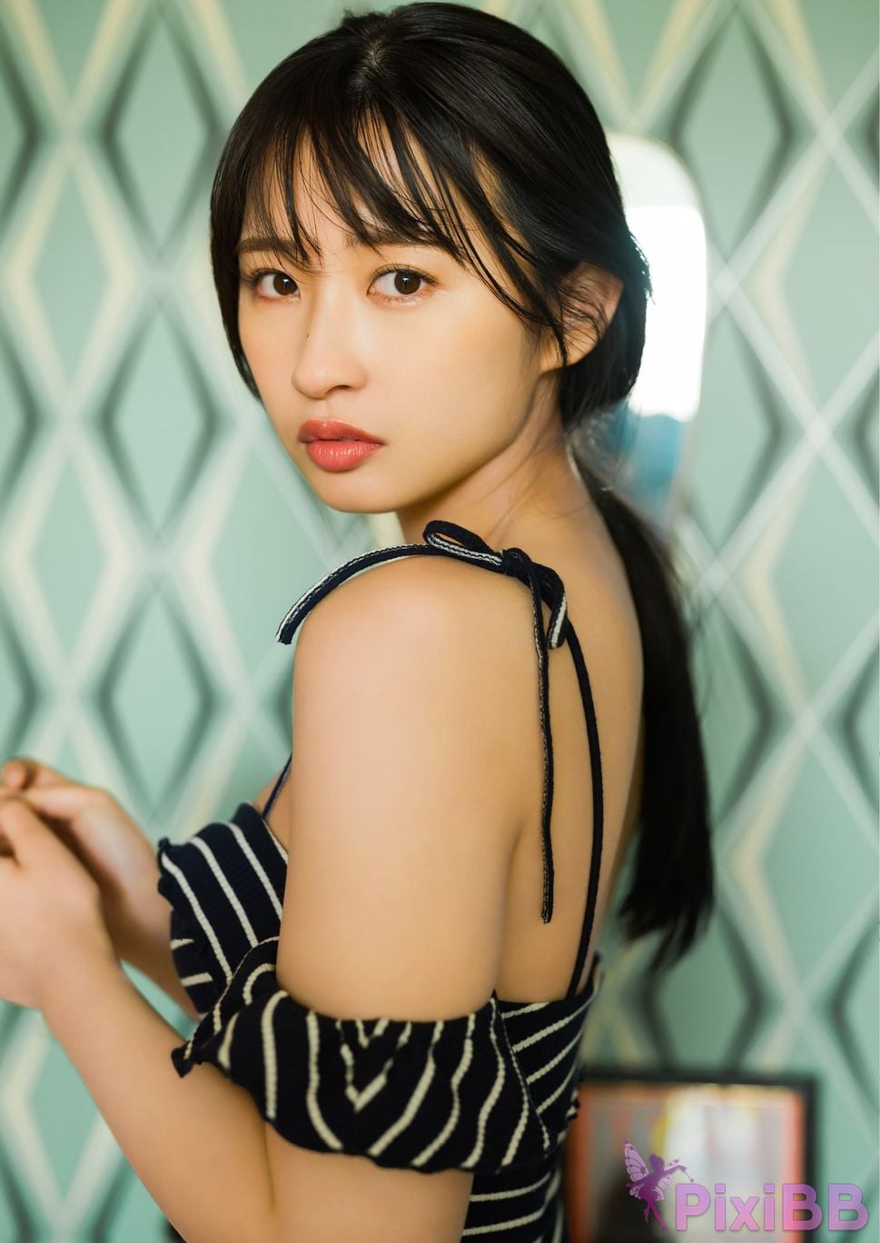 Japanese Idol Hinata Matsumoto Digital exclusive YJ PHOTO BOOK Photo book Whether you sleep or wake up... PixiBB.COM 044