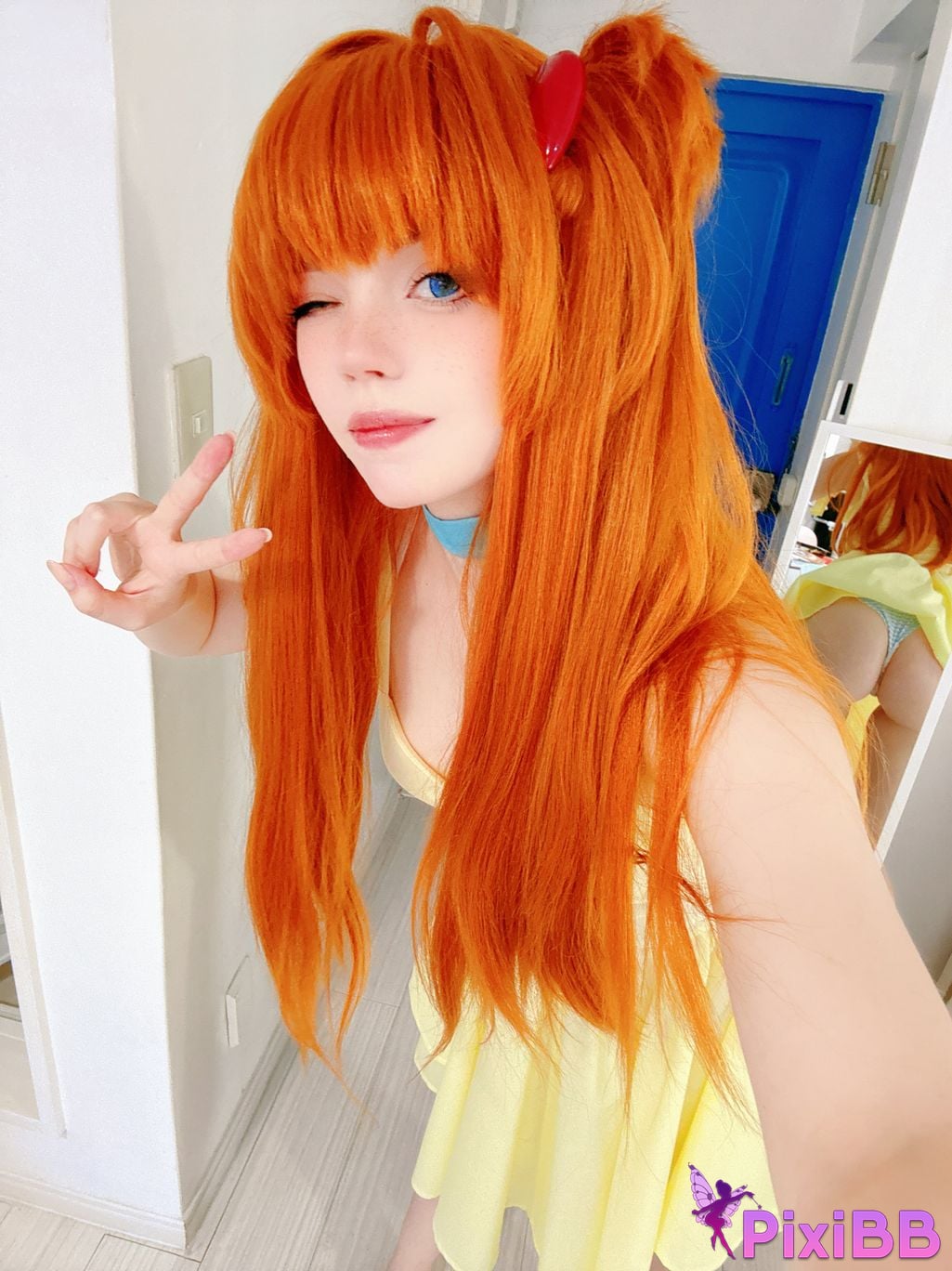 Caticornplay Asuka Yellow Dress PixiBB.COM 28