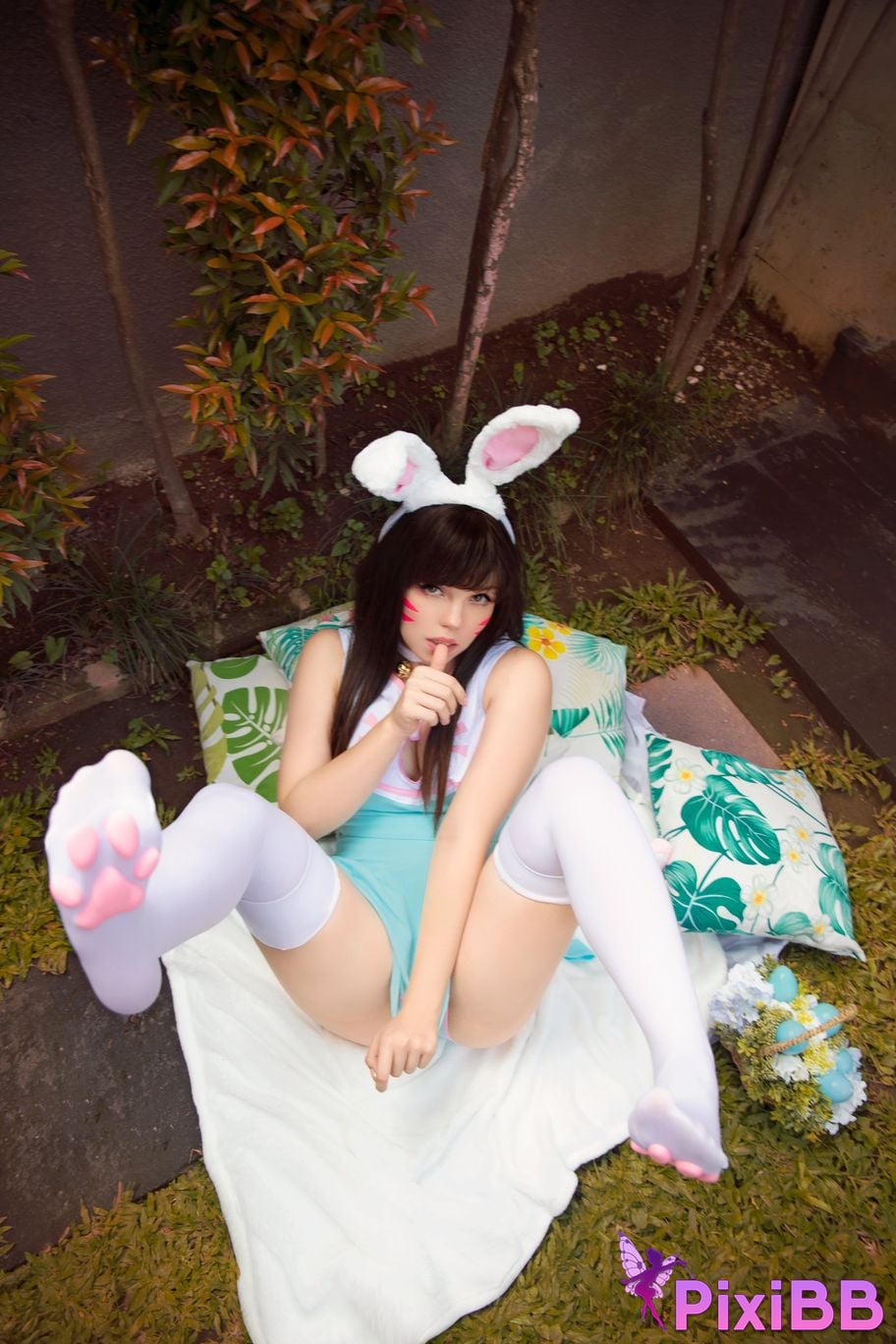 Caticornplay D.Va Easter Bunny PixiBB.COM 22