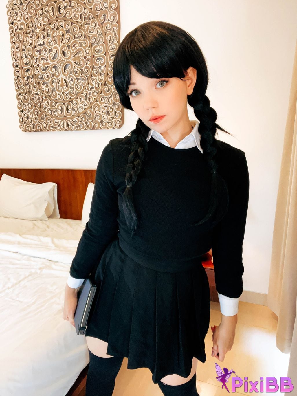 Caticornplay Wednesday Addams PixiBB.COM 11