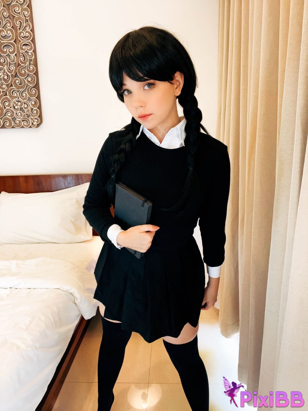 Caticornplay Wednesday Addams PixiBB.COM 22