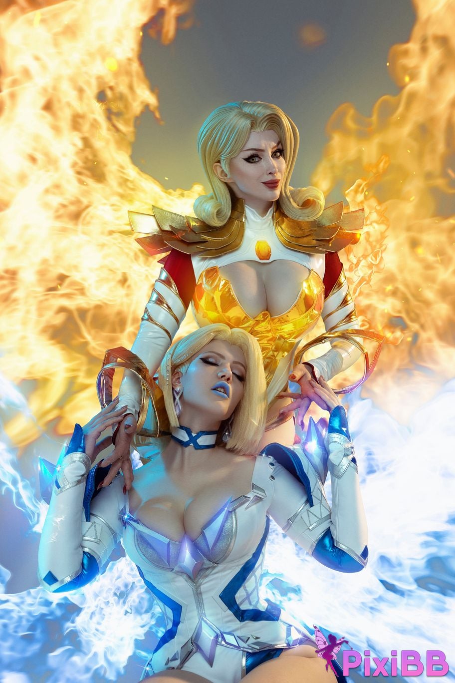 Lada Lyumos & Lady Melamori Emma Frost Phoenix Force PixiBB.COM 42