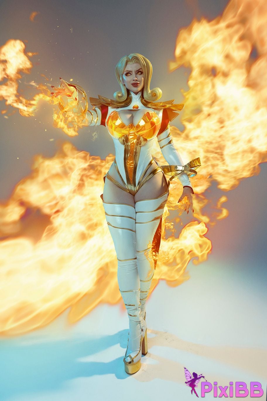 Lady Melamori Emma Frost Phoenix Force Nude Set PixiBB.COM