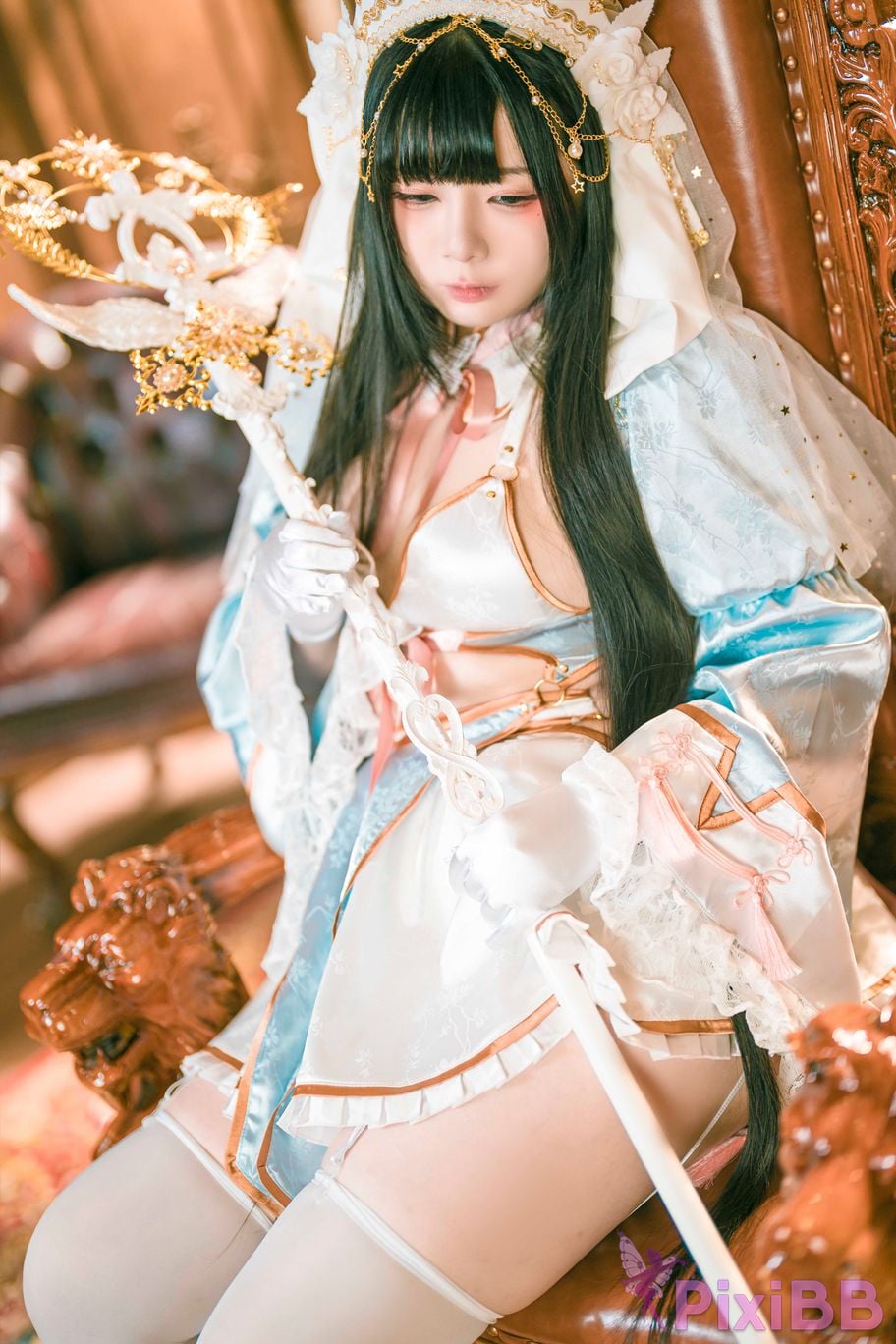 Coser Raku Lily White PixiBB.COM 002
