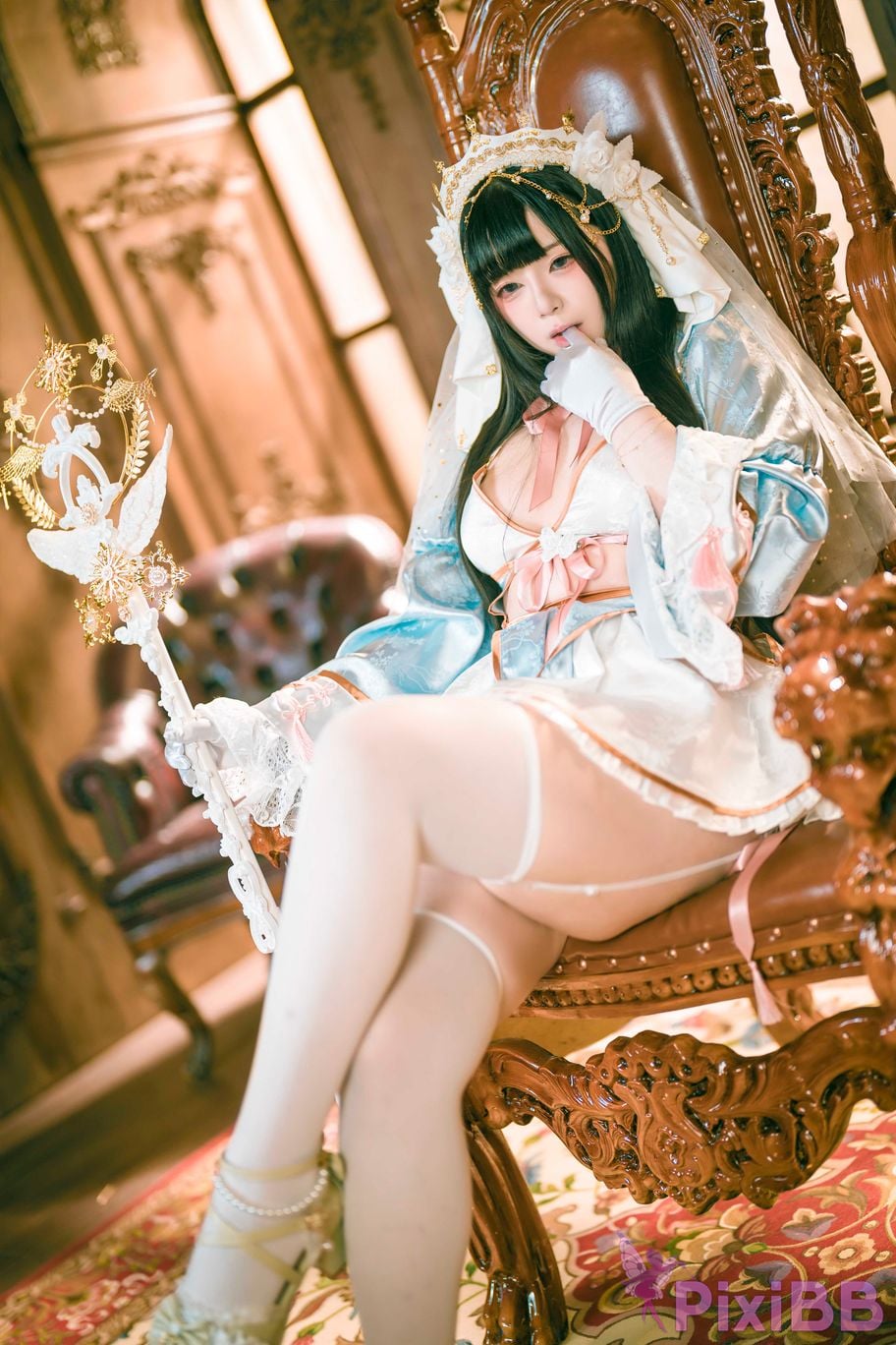 Coser Raku Lily White PixiBB.COM 003