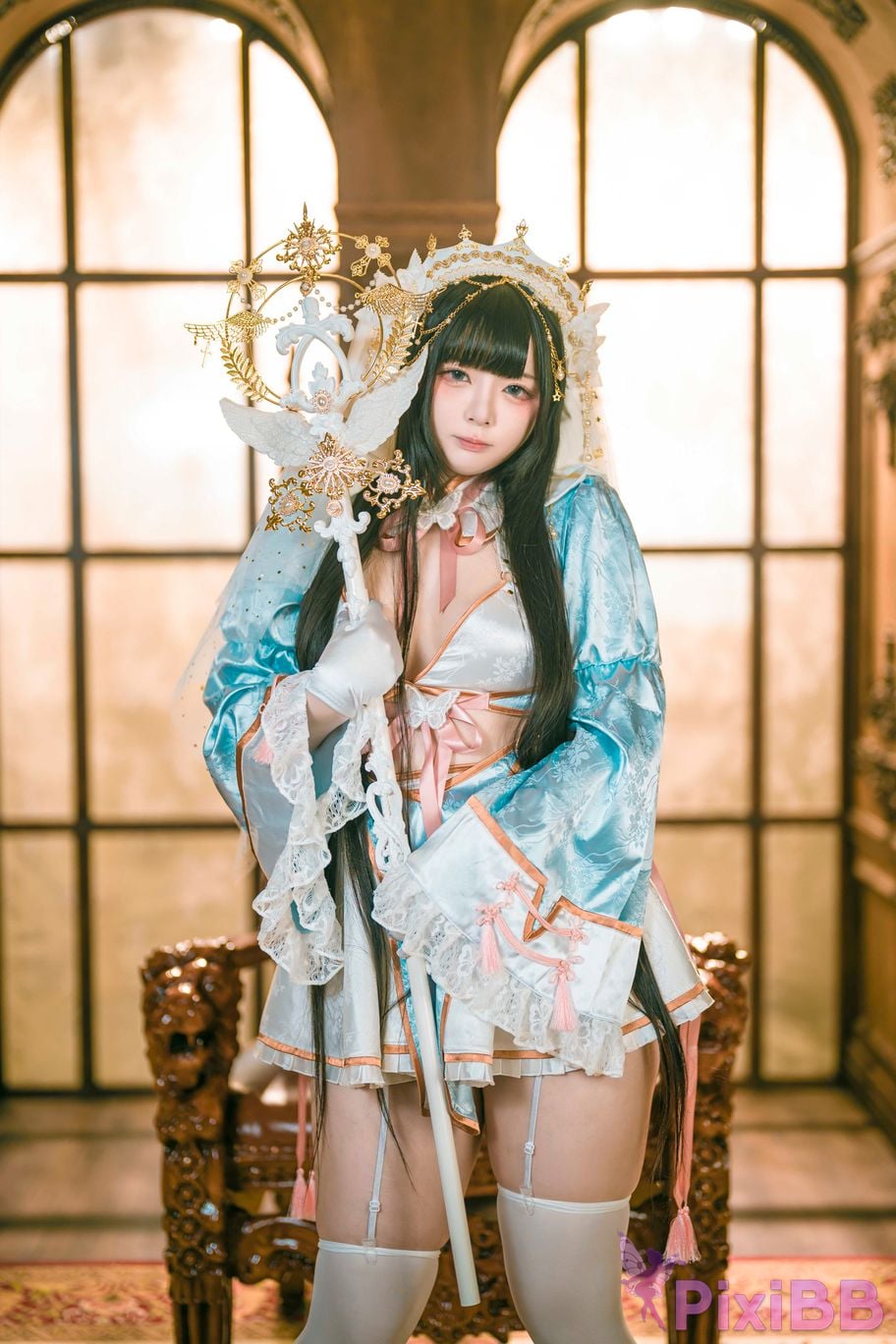 Coser Raku Lily White PixiBB.COM 006