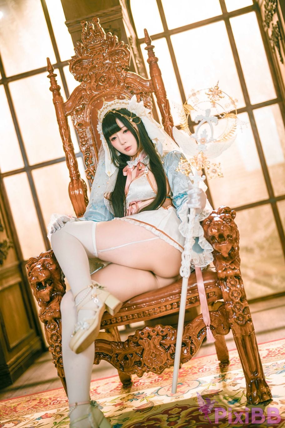 Coser Raku Lily White PixiBB.COM 009